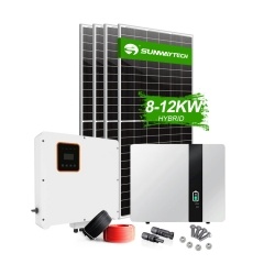 8kw 10kw 12kw solar system with lithium battery hybrid solar home system energy storage photovoltaic systems